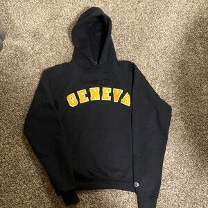 Black & Yellow Geneva Champion Hoodie/Sweatshirt